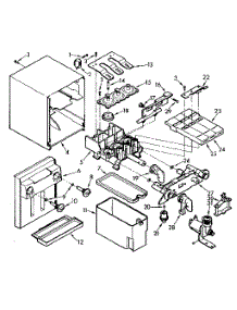 Juice Dispenser parts for Kenmore Refrigerator 106.7629310 (1067629310, 106 7629310) from AppliancePartsPros.com
