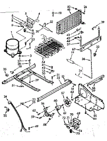 Unit parts for Kenmore Refrigerator 106.7629423 (1067629423, 106 7629423) from AppliancePartsPros.com
