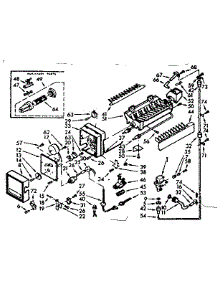 Ice Maker Parts parts for Kenmore Refrigerator 106.7630513 (1067630513, 106 7630513) from AppliancePartsPros.com