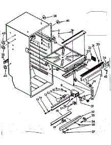 Liner Assembly Parts parts for Kenmore Refrigerator 106.7632091 (1067632091, 106 7632091) from AppliancePartsPros.com