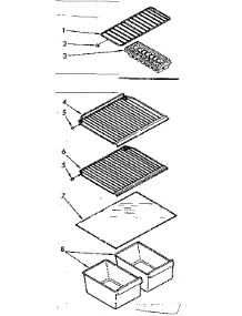 Liner Parts parts for Kenmore Refrigerator 106.7632091 (1067632091, 106 7632091) from AppliancePartsPros.com