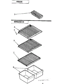 Liner Parts parts for Kenmore Refrigerator 106.7632113 (1067632113, 106 7632113) from AppliancePartsPros.com