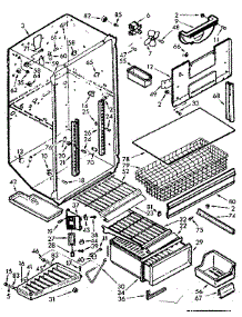 Liner Parts parts for Kenmore Refrigerator 106.7639340 (1067639340, 106 7639340) from AppliancePartsPros.com