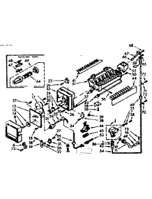 Ice Maker Parts parts for Kenmore Refrigerator 106.7639340 (1067639340, 106 7639340) from AppliancePartsPros.com