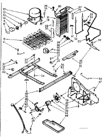 Unit Parts parts for Kenmore Refrigerator 106.7640661 (1067640661, 106 7640661) from AppliancePartsPros.com