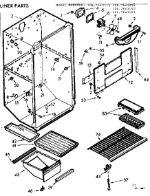 Liner Parts parts for Kenmore Refrigerator 106.7643142 (1067643142, 106 7643142) from AppliancePartsPros.com