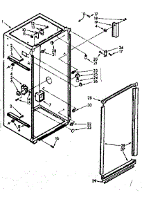 Liner parts for Kenmore Refrigerator 106.7643290 (1067643290, 106 7643290) from AppliancePartsPros.com