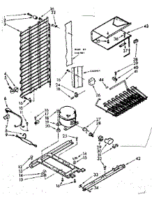 Unit parts for Kenmore Refrigerator 106.7643290 (1067643290, 106 7643290) from AppliancePartsPros.com
