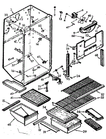 Liner Parts parts for Kenmore Refrigerator 106.7649220 (1067649220, 106 7649220) from AppliancePartsPros.com