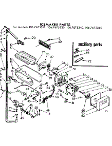 Icemaker Parts parts for Kenmore Refrigerator 106.7675320 (1067675320, 106 7675320) from AppliancePartsPros.com