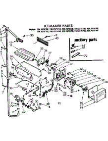 Icemaker Parts parts for Kenmore Refrigerator 106.7675700 (1067675700, 106 7675700) from AppliancePartsPros.com