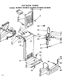 Air Flow Parts parts for Kenmore Refrigerator 106.7680782 (1067680782, 106 7680782) from AppliancePartsPros.com