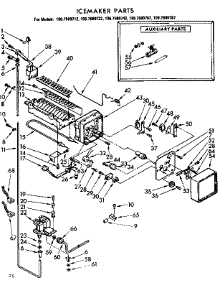 Icemaker Parts parts for Kenmore Refrigerator 106.7680782 (1067680782, 106 7680782) from AppliancePartsPros.com