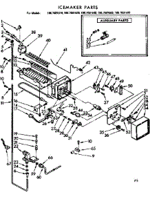 Icemaker Parts parts for Kenmore Refrigerator 106.7681540 (1067681540, 106 7681540) from AppliancePartsPros.com
