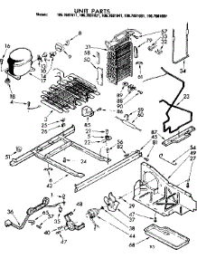 Unit Parts parts for Kenmore Refrigerator 106.7681681 (1067681681, 106 7681681) from AppliancePartsPros.com