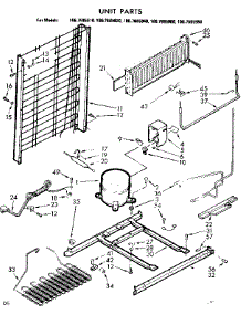 Unit Parts parts for Kenmore Refrigerator 106.7685940 (1067685940, 106 7685940) from AppliancePartsPros.com