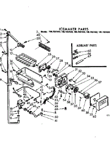 Icemaker Parts parts for Kenmore Refrigerator 106.7687440 (1067687440, 106 7687440) from AppliancePartsPros.com