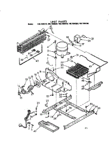 Unit Parts parts for Kenmore Refrigerator 106.7688240 (1067688240, 106 7688240) from AppliancePartsPros.com