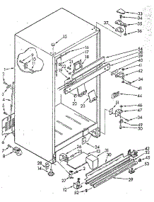 Cabinet Parts parts for Kenmore Refrigerator 106.7689363 (1067689363, 106 7689363) from AppliancePartsPros.com