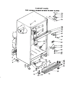 Cabinet Parts parts for Kenmore Refrigerator 106.7689410 (1067689410, 106 7689410) from AppliancePartsPros.com