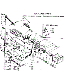 Icemaker Parts parts for Kenmore Refrigerator 106.7689410 (1067689410, 106 7689410) from AppliancePartsPros.com
