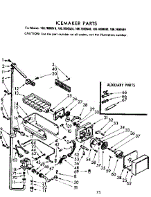 Icemaker Parts parts for Kenmore Refrigerator 106.7690510 (1067690510, 106 7690510) from AppliancePartsPros.com