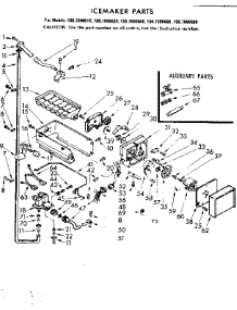 Icemaker Parts parts for Kenmore Refrigerator 106.7690680 (1067690680, 106 7690680) from AppliancePartsPros.com