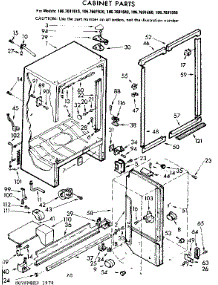 Cabinet Parts parts for Kenmore Refrigerator 106.7691660 (1067691660, 106 7691660) from AppliancePartsPros.com