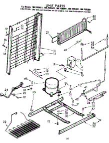 Unit Parts parts for Kenmore Refrigerator 106.7695681 (1067695681, 106 7695681) from AppliancePartsPros.com