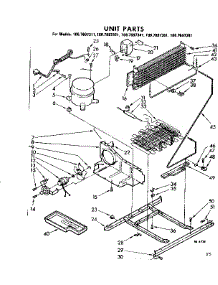 Unit Parts parts for Kenmore Refrigerator 106.7697341 (1067697341, 106 7697341) from AppliancePartsPros.com