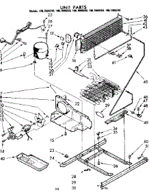 Unit Parts parts for Kenmore Refrigerator 106.7699240 (1067699240, 106 7699240) from AppliancePartsPros.com