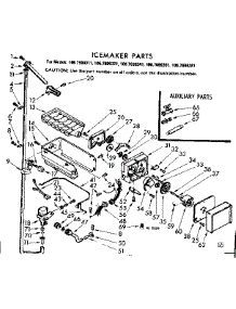 Icemaker Parts parts for Kenmore Refrigerator 106.7699321 (1067699321, 106 7699321) from AppliancePartsPros.com