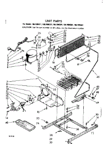 Unit Parts parts for Kenmore Refrigerator 106.7699361 (1067699361, 106 7699361) from AppliancePartsPros.com