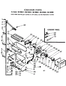 Icemaker Parts parts for Kenmore Refrigerator 106.7699421 (1067699421, 106 7699421) from AppliancePartsPros.com