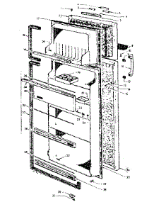 Door Parts parts for Kenmore Refrigerator 106.7918440 (1067918440, 106 7918440) from AppliancePartsPros.com