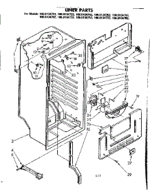 Liner Parts parts for Kenmore Refrigerator 106.8134742 (1068134742, 106 8134742) from AppliancePartsPros.com