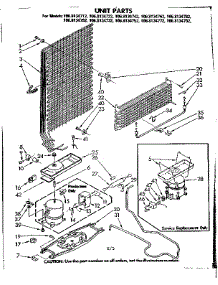 Unit Parts parts for Kenmore Refrigerator 106.8134782 (1068134782, 106 8134782) from AppliancePartsPros.com