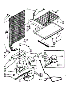 Unit Parts parts for Kenmore Refrigerator 106.8334311 (1068334311, 106 8334311) from AppliancePartsPros.com