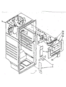 Liner Parts parts for Kenmore Refrigerator 106.8364772 (1068364772, 106 8364772) from AppliancePartsPros.com
