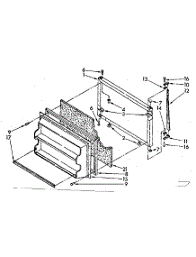 Freezer Door Parts parts for Kenmore Refrigerator 106.8364772 (1068364772, 106 8364772) from AppliancePartsPros.com