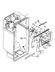 Liner parts for Kenmore Refrigerator 106.8370761 (1068370761, 106 8370761) from AppliancePartsPros.com