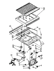Compartment Separator parts for Kenmore Refrigerator 106.8370761 (1068370761, 106 8370761) from AppliancePartsPros.com