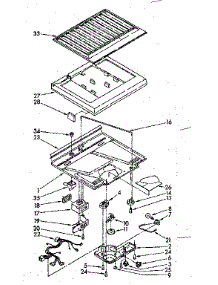 Compartment Separator Parts parts for Kenmore Refrigerator 106.8374740 (1068374740, 106 8374740) from AppliancePartsPros.com