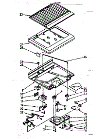 Compartment Separator Parts parts for Kenmore Refrigerator 106.8376430 (1068376430, 106 8376430) from AppliancePartsPros.com