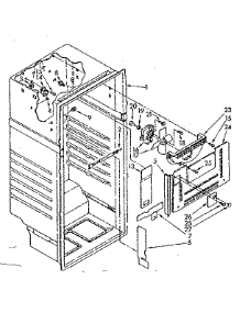 Liner Parts parts for Kenmore Refrigerator 106.8378530 (1068378530, 106 8378530) from AppliancePartsPros.com