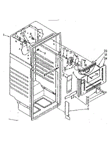 Liner Parts parts for Kenmore Refrigerator 106.8378531 (1068378531, 106 8378531) from AppliancePartsPros.com