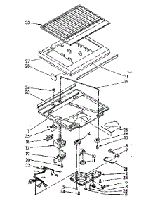 Compartment Separator Parts parts for Kenmore Refrigerator 106.8378570 (1068378570, 106 8378570) from AppliancePartsPros.com