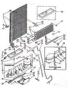 Unit Parts parts for Kenmore Refrigerator 106.8378571 (1068378571, 106 8378571) from AppliancePartsPros.com