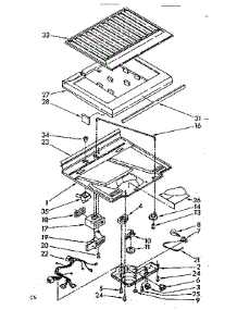 Compartment Separator Parts parts for Kenmore Refrigerator 106.8378740 (1068378740, 106 8378740) from AppliancePartsPros.com
