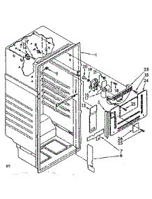 Liner Parts parts for Kenmore Refrigerator 106.8378750 (1068378750, 106 8378750) from AppliancePartsPros.com
